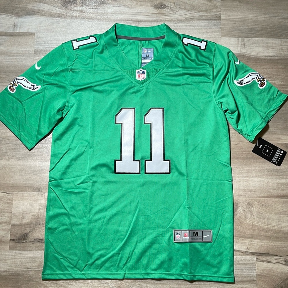 Aj brown eagles Kelly green size M